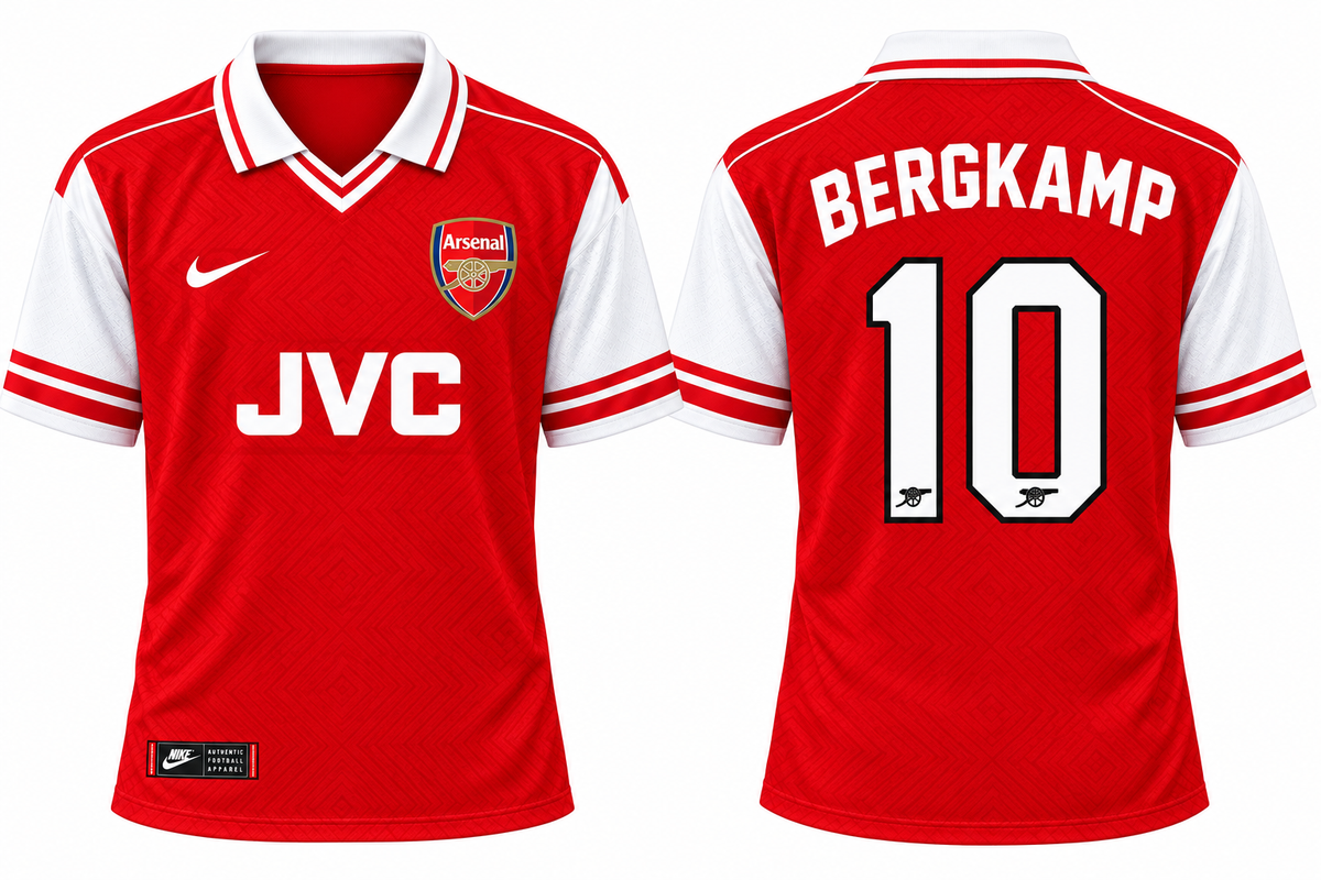 BERGKAMP 10 ARSENAL THE GUNNERS